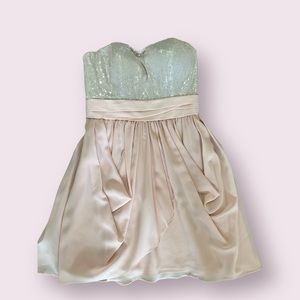 Aqua Dress- Light pink with sequins sz 2